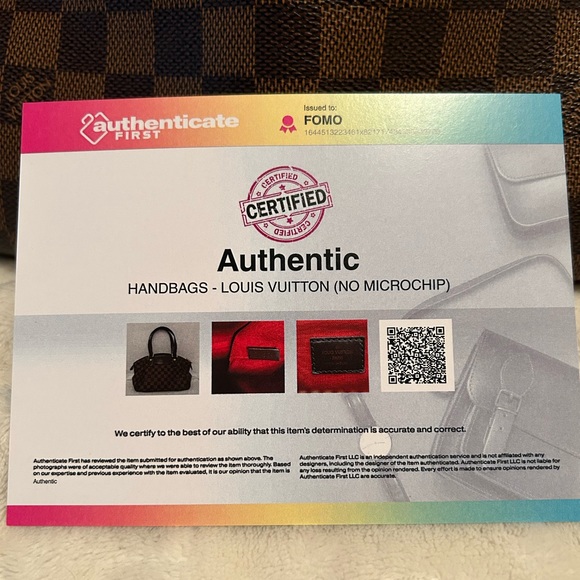 💯 Authentic Louis Vuitton Damier Ebene Verona PM Handbag - Picture 15 of 16